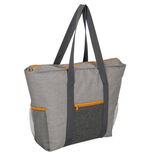 Термосумка Bo-Camp Beach 18 Liters Grey легка з PEVA та Polyester Oxford 600D для пікніків та пляжного відпочинку