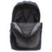 Рюкзак міський Semi Line 21 Grey/Navy (J4499-7) об'єм 21 л матеріал 600D Polyester PVC м'яка спинка водонепроникний