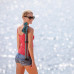 Стілець Uquip Darcy Caribbean Blue 1.1 кг для походів кемпінгу риболовлі з сталевим каркасом та матеріалом Polyester 600D Ripstop