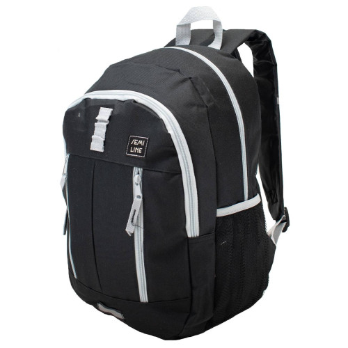 Рюкзак міський Semi Line 20 Black/White Elements 20 л водонепроникний матеріал анатомічні шлейки