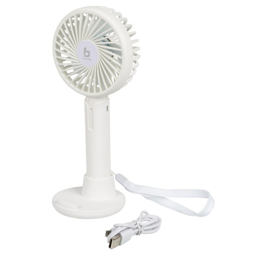 Портативний вентилятор Bo-Camp Portable Fan 3 швидкості 1200 мАг білий 3 Вт