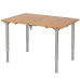 Стіл Bo-Camp Southwark 60x40 см Bamboo Brown алюмінієвий каркас навантаження 25 кг компактний для кемпінгу