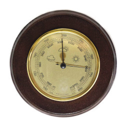 Барометр Moller 201230 Walnut механічний настінний з прогнозом погоди та калібруванням 715-805 мм рт. ст. Барометр Moller 201230 Walnut механічний настінний з прогнозом погоди та калібруванням 715-805 мм рт. ст.