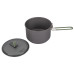 Каструля Bo-Camp Explorer Hard Anodized 1L Grey/Green анодований алюміній компактна легка вага для туризму