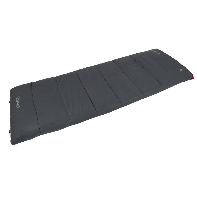 Спальний мішок Bo-Camp Gramark XL Cool/Warm Gold -8° Red/Grey 220x90 см 2600 г чотирьохсезонний для кемпінгу