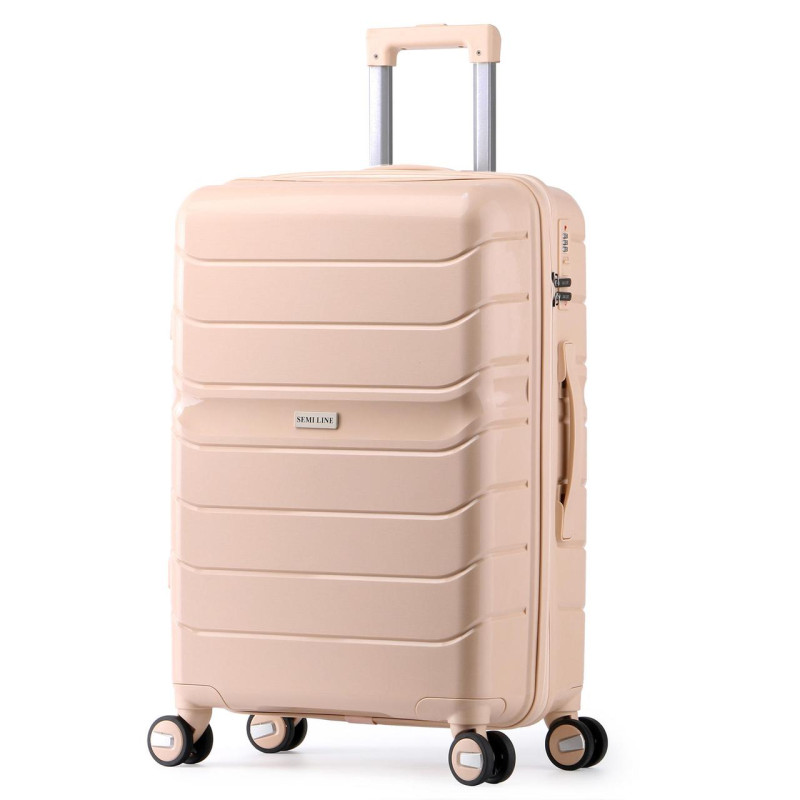 Валіза Semi Line T5770-2 Cappuccino 24