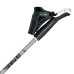Палиці для скандинавської ходьби Gabel X-1.35 Black/Orange 125 см карбонові ультралегкі з твердосплавними наконечниками