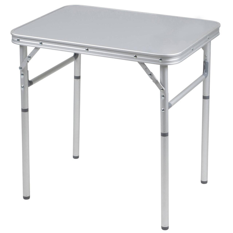 Стіл Bo-Camp Premium 60x45 см Grey максимальне навантаження 30 кг термостійка водостійка стільниця регульована висота