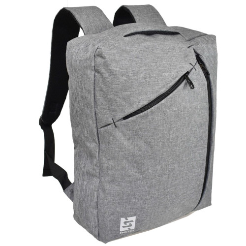 Сумка-рюкзак Semi Line 14 Grey P8388-1 об'єм 14 л матеріал 300D Polyester водостійкий для ноутбука до 15.6