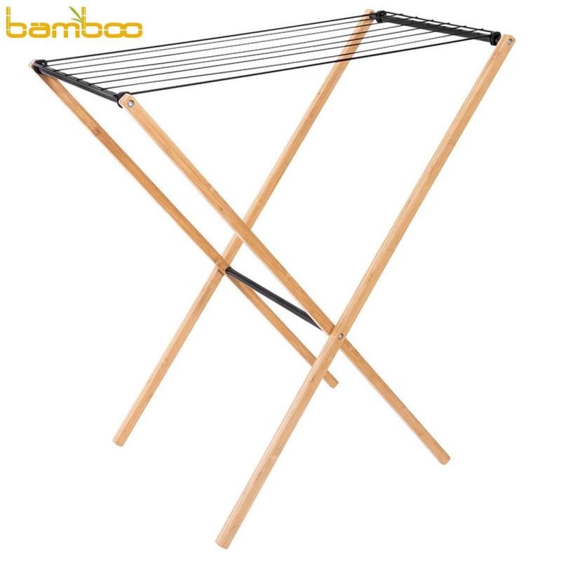Сушарка для білизни Casa Si Bamboo Dryer S Braun бамбук сталь 6 м 7 кг компактна елегантна розкладна