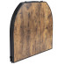 Стіл Bo-Camp Woodbine Oval 150x80 см Black/Wood look максимальне навантаження 50 кг регульовані ніжки