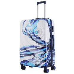 Валіза Semi Line T5653-3 White/Blue Print 28 Валіза Semi Line T5653-3 White/Blue Print 28