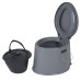 Біотуалет Bo-Camp Portable Toilet 7 Liters Grey компактний 33 см висота максимальне навантаження 80 кг