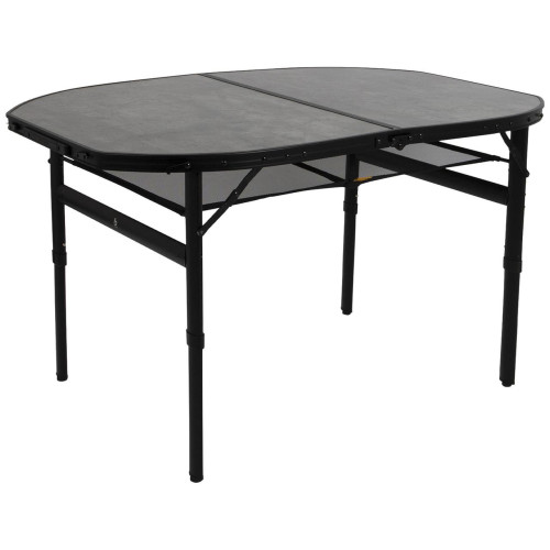 Стіл Bo-Camp Northgate Oval 120x80 см Black/Grey максимальне навантаження 30 кг легкий алюмінієвий каркас