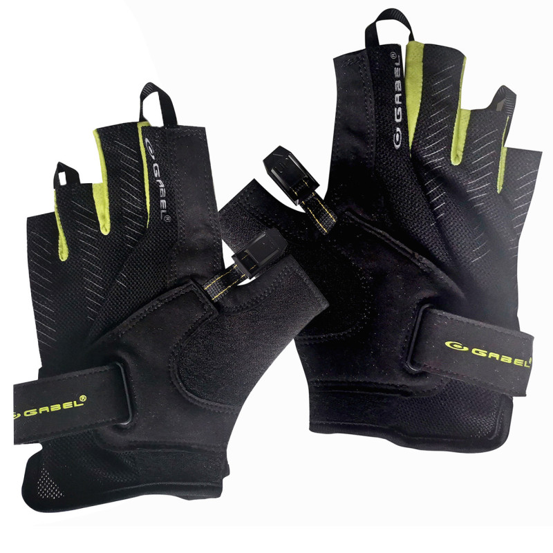 Рукавиці Gabel NCS Gloves Short S вітрозахисні чорний перфорована долоня регульовані манжети р. S