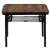 Стіл Bo-Camp Woodbine 56x34 см Black/Wood look регульована висота 24/45 см максимальне навантаження 25 кг