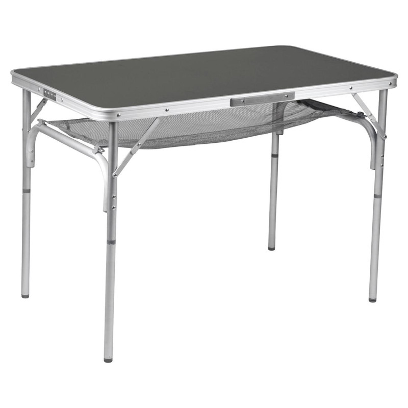 Стіл Bo-Camp 100x60 cm Grey максимальне навантаження 25 кг регульована висота 36/70 см легкий алюмінієвий каркас