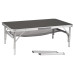 Стіл Bo-Camp 100x60 cm Grey максимальне навантаження 25 кг регульована висота 36/70 см легкий алюмінієвий каркас
