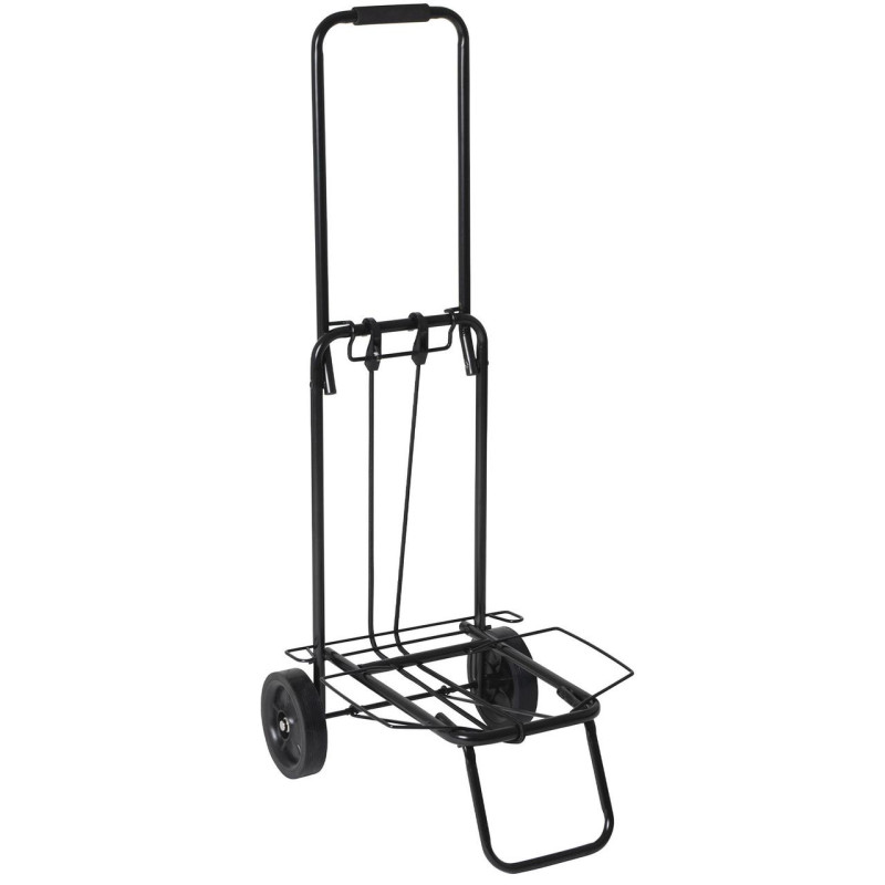 Візок Bo-Camp Luggage Trolley Foldable 35 кг чорний 14 см колеса складний для транспортування вантажів