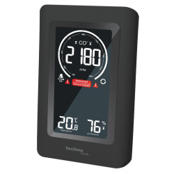 Метеостанція Technoline WL1030 Black з інфрачервоним датчиком CO2 автоматичне калібрування 5V 1.2A
