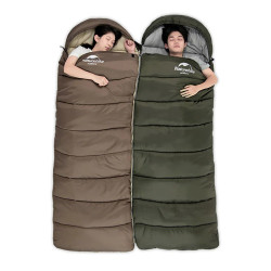Спальник Naturehike U150 NH20MSD07 11°C лівий коричневий 190x75 см вага 1.3 кг м'яка підкладка дихаюча тканина Спальник Naturehike U150 NH20MSD07 11°C лівий коричневий 190x75 см вага 1.3 кг м'яка підкладка дихаюча тканина