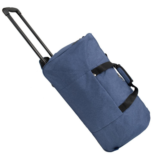 Сумка дорожная Semi Line 52 Blue T5537-2 об'єм 52 л материал 600D Polyester PVC на 2 колесах
