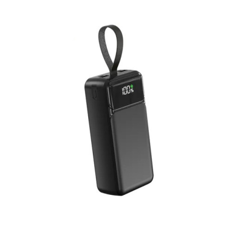 Power Bank Aspor A317 30000mAh Fast Charge 22.5W USB-C Lightning чорний компактний легкий