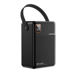 Power Bank Topomax Travel Series 80000mAh 4USB Type-C Micro Lightning 22.5W легкий компактний чорний Power Bank Topomax Travel Series 80000mAh 4USB Type-C Micro Lightning 22.5W легкий компактний чорний