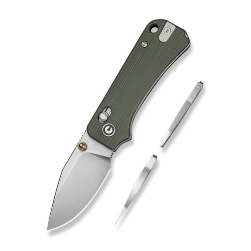 Ніж складаний Civivi Baby Banter 2 C24074-1 G10 71.8 г клинок Sandvik 14C28N 58-60 HRC