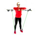 Гумова стрічка Gabel Gym Power Training Rubber Green опір 20 фунтів латекс 2 шт. для силових тренувань