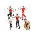 Гумова стрічка Gabel Gym Power Training Rubber Green опір 20 фунтів латекс 2 шт. для силових тренувань