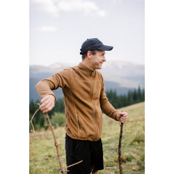 Кофта флісова Tribe Fleece Jacket Full Zip T-KJ-0011 sand 50 м'який фліс повний замок Кофта флісова Tribe Fleece Jacket Full Zip T-KJ-0011 sand 50 м'який фліс повний замок