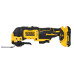 Багатофункціональний інструмент DeWALT DCS353D2 безщітковий 12В 2Аг вага 0.84кг частота до 18000кол/хв
