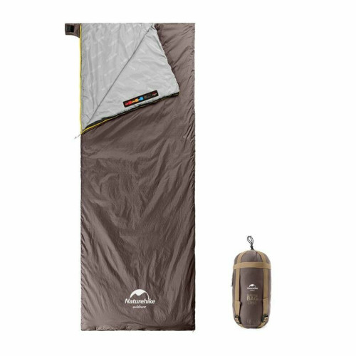 Спальник Naturehike Summer LW180 NH21MSD09 лівий 15°C вес 760 г розміри 205 * 85 см коричневий