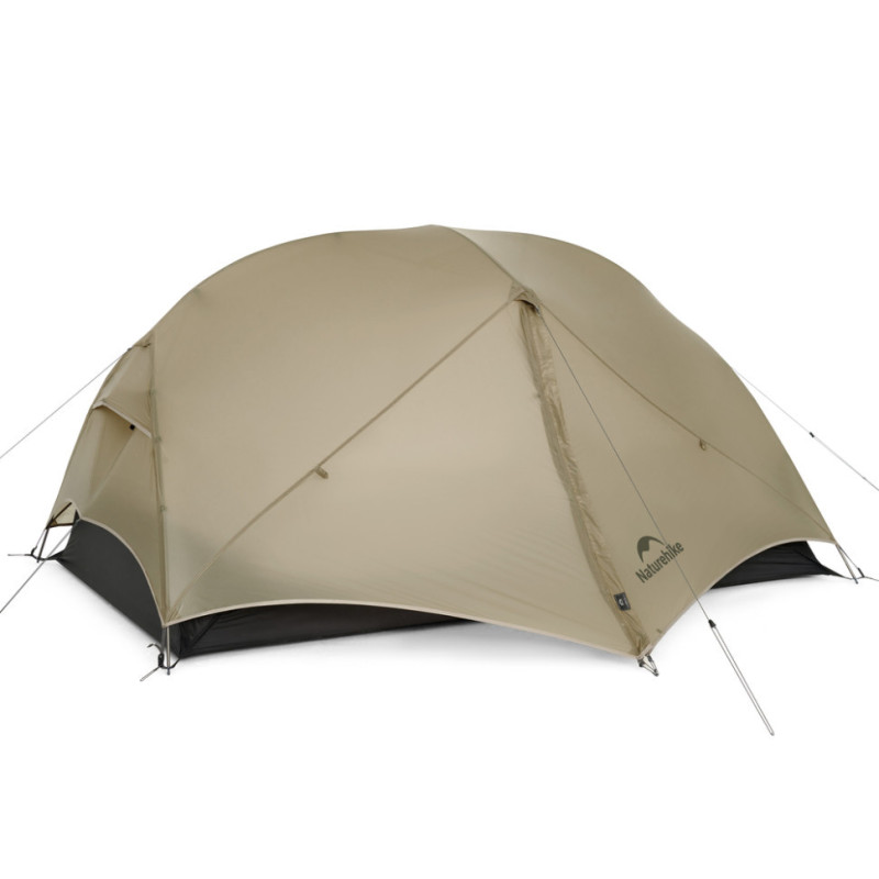 Намет двомісний Naturehike Mongar UL CNK2550WS016 коричневий вага 1.53 кг для трьох сезонів двошаровий
