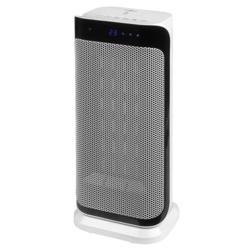 Тепловентилятор керамічний Bo-Camp Heater Ceramic Ventilation 2000 Вт 3 режими пульт ДУ білий чорний