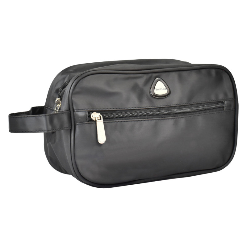 Косметичка Semi Line 3L Black 3 л 25x15x8 см з основним відділенням та бічною ручкою для перенесення