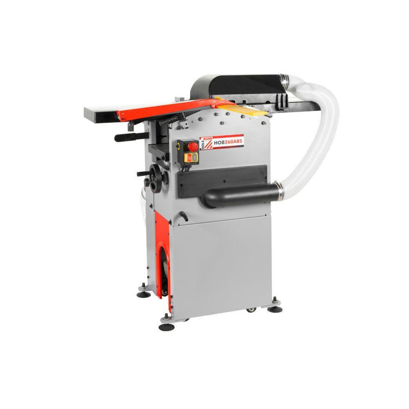 Фуговально-рейсмусовий верстат Holzmann HOB 260ABS 230 В стіл 1050x260 мм вага 81 кг швидкість подачі 8.5 м/мин
