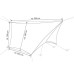 Тент Amazonas Adventure Wing Tarp 680 г водонепроницаемость 2000 мм nylon ripstop 20D