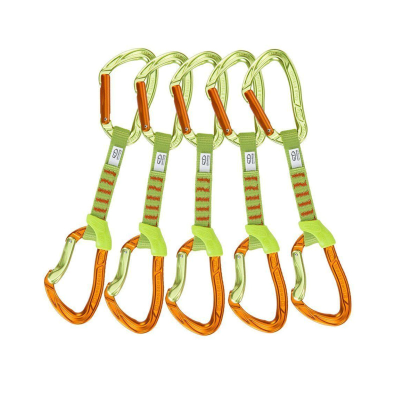 Відтяжка Climbing Technology Nimble Evo Set NY 12 cm вага 105 г розривне навантаження 25 кН алюмінієві карабіни