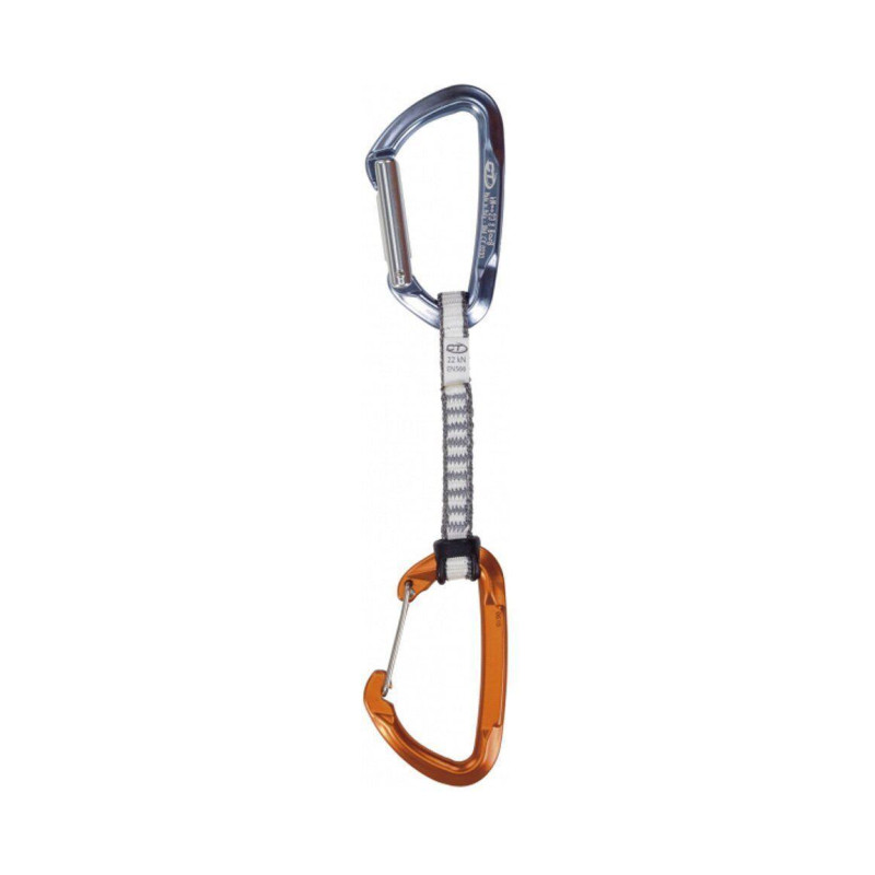 Відтяжка Climbing Technology Lime QuickDraw Mix set DY 12 cm Dyneema 22 kN 85 г catch-free