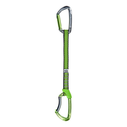 Відтяжка Climbing Technology Lime B Set NY 22 cm Grey/Green вага 109 г навантаження 25 kN тип клямки catch-free