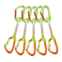 Відтяжка Climbing Technology Nimble EVO Fixbar Set DY 12 cm 6 Pack ширина стропи 11 мм вага 606 г алюмій Dyneema Відтяжка Climbing Technology Nimble EVO Fixbar Set DY 12 cm 6 Pack ширина стропи 11 мм вага 606 г алюмій Dyneema