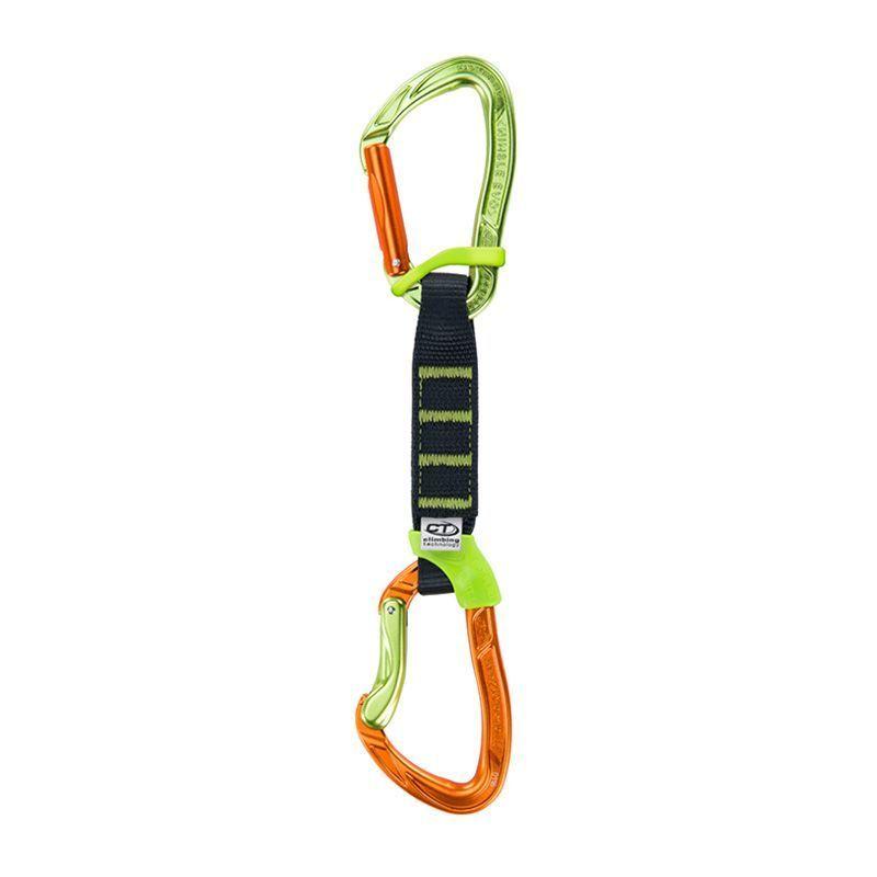 Відтяжка Climbing Technology Nimble Set Fixbar PRO NY 17 см Green/Orange навантаження 25 kN вага 111 г