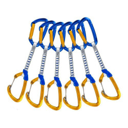 Відтяжка Climbing Technology Berry Set DY 12 см жовтий/електрик синій 6 штук навантаження 22 kN вага 540 г Відтяжка Climbing Technology Berry Set DY 12 см жовтий/електрик синій 6 штук навантаження 22 kN вага 540 г