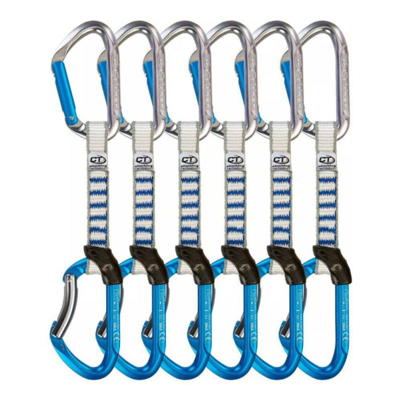 Відтяжка Climbing Technology Salto Set NY 12 см 6 Pack вага 624 г навантаження 25 kN матеріал Nylon