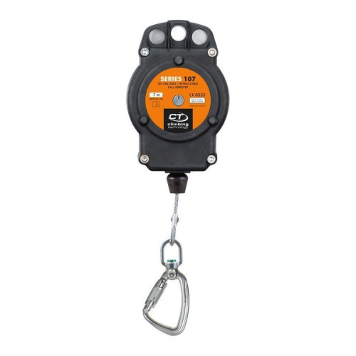 Автоматичний страхувальний пристрій Climbing Technology Retractable Fall Arrester Series 107 довжина лінії 7 м вага 3.4-3.7 кг