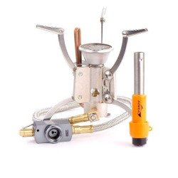 Газовий пальник Kovea KB-1006 Hose Stove Camp-5 вага 150 г потужність 2 кВт розміри 58 х 58 х 127 мм Газовий пальник Kovea KB-1006 Hose Stove Camp-5 вага 150 г потужність 2 кВт розміри 58 х 58 х 127 мм