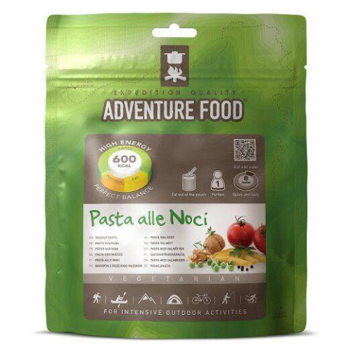 Сублімована їжа Adventure Food Pasta alle Noci вегетаріанська паста з волоськими горіхами 600 ккал легка у приготуванні