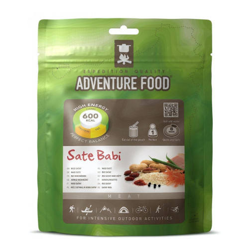 Сублімована їжа Adventure Food Sate Babi Рис під соусом соте 145 г 600 ккал готова за 8 хвилин для туристів